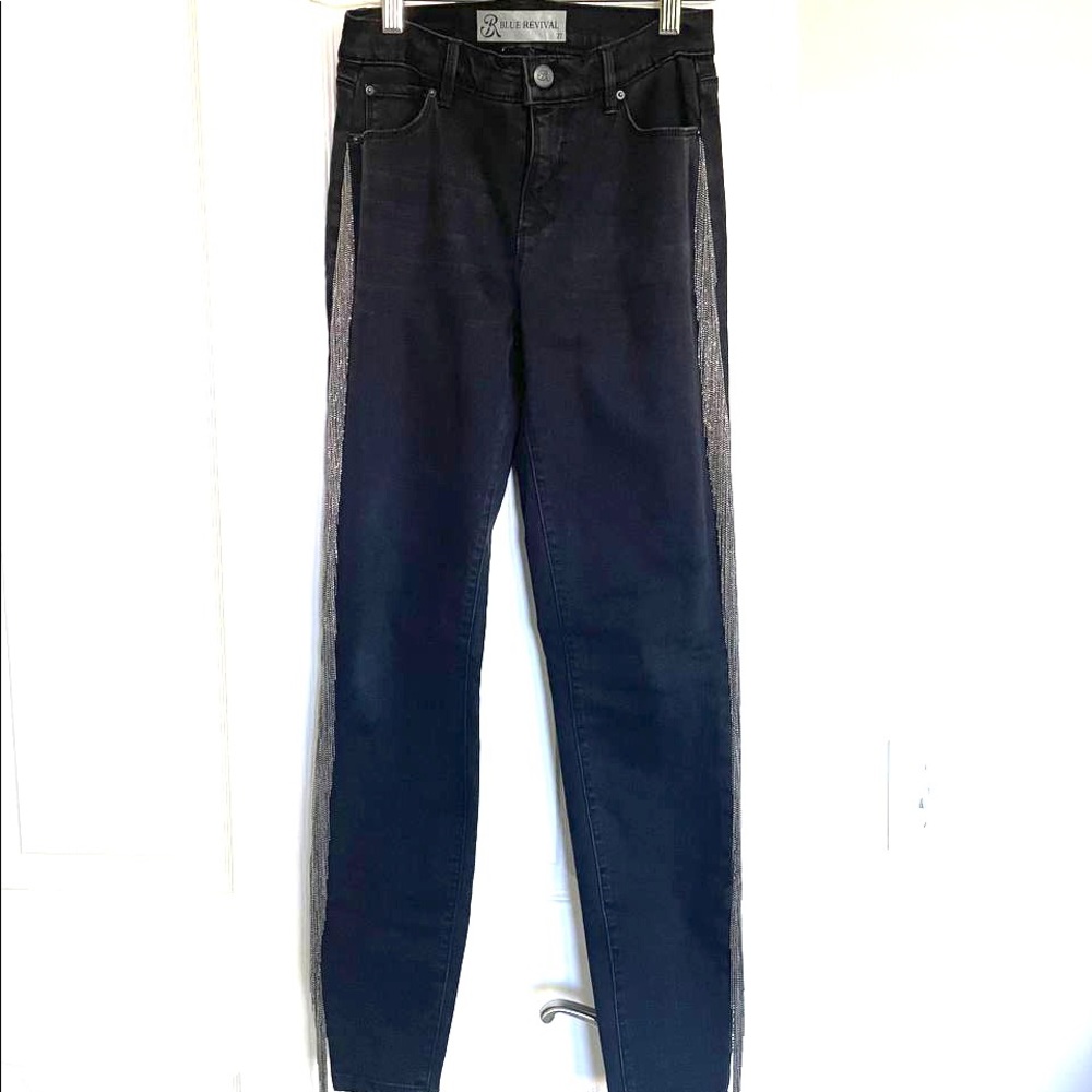 Blue Revival Piper Chain skinny jeans